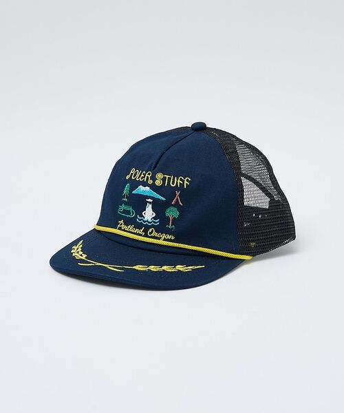 ABAHOUSE / アバハウス ハット | 【POLER / ポーラー】ツーリスト キャップ / ユニセックス（ネイビー）