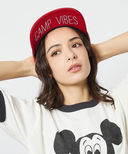 ABAHOUSE / アバハウス ハット | 【POLER / ポーラー】ベン メッシュ キャップ / ユニセックス【予約】（レッド）