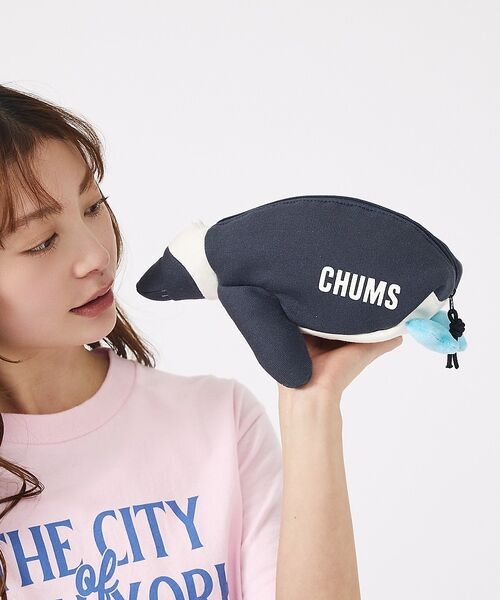 ABAHOUSE / アバハウス ポーチ | 【CHUMS / チャムス】Lying Booby Pouch / ポーチ /（ブルー）