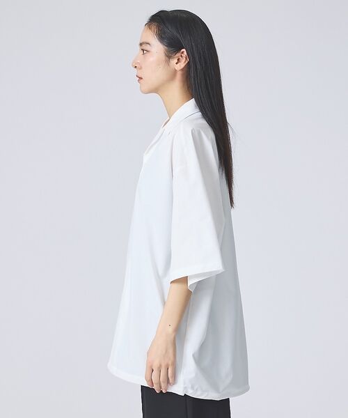 ABAHOUSE / アバハウス シャツ・ブラウス | 【FORTUNA /フォルトゥナ】ECOTEC OpenCollarPO-Shi | 詳細7