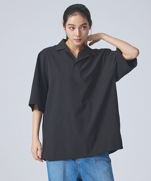 ABAHOUSE / アバハウス シャツ・ブラウス | 【FORTUNA /フォルトゥナ】ECOTEC OpenCollarPO-Shi | 詳細15