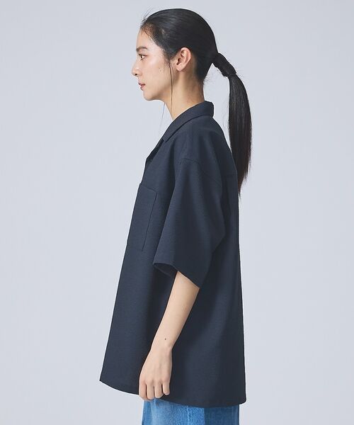 ABAHOUSE / アバハウス シャツ・ブラウス | 【FORTUNA /フォルトゥナ】ECOTECSeerSuckerOpenCol | 詳細7