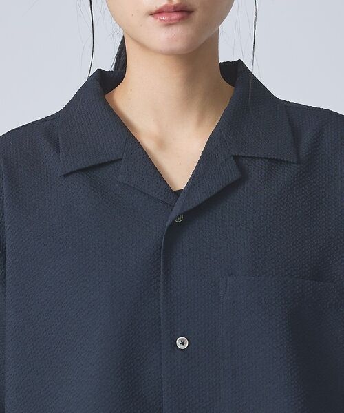ABAHOUSE / アバハウス シャツ・ブラウス | 【FORTUNA /フォルトゥナ】ECOTECSeerSuckerOpenCol | 詳細9
