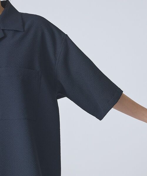 ABAHOUSE / アバハウス シャツ・ブラウス | 【FORTUNA /フォルトゥナ】ECOTECSeerSuckerOpenCol | 詳細11