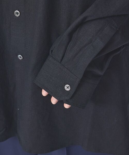 ABAHOUSE / アバハウス シャツ・ブラウス | 【FORTUNA /フォルトゥナ】DoubleLinenShirt/ダブルリネン | 詳細18