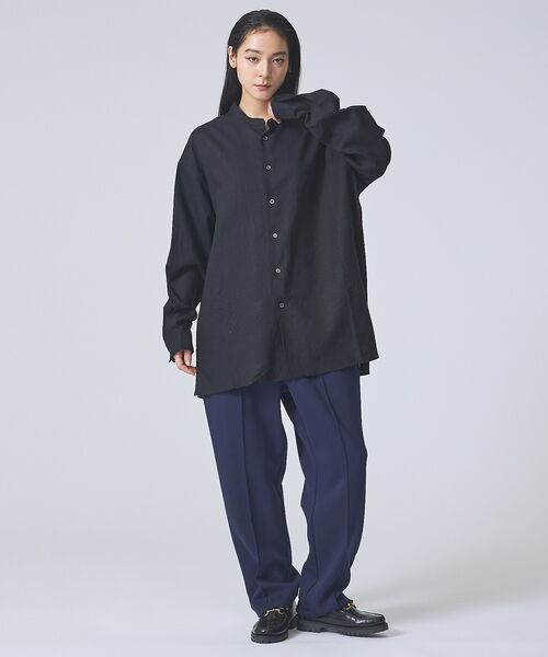 ABAHOUSE / アバハウス シャツ・ブラウス | 【FORTUNA /フォルトゥナ】DoubleLinenShirt/ダブルリネン | 詳細9