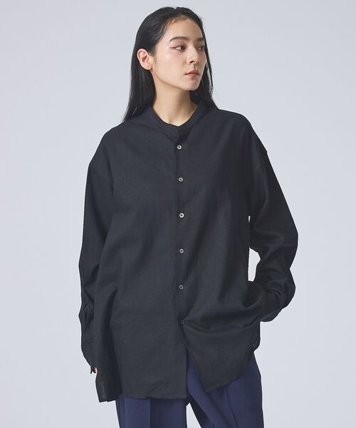 ABAHOUSE / アバハウス シャツ・ブラウス | 【FORTUNA /フォルトゥナ】DoubleLinenShirt/ダブルリネン | 詳細11