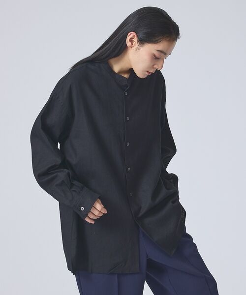 ABAHOUSE / アバハウス シャツ・ブラウス | 【FORTUNA /フォルトゥナ】DoubleLinenShirt/ダブルリネン | 詳細12