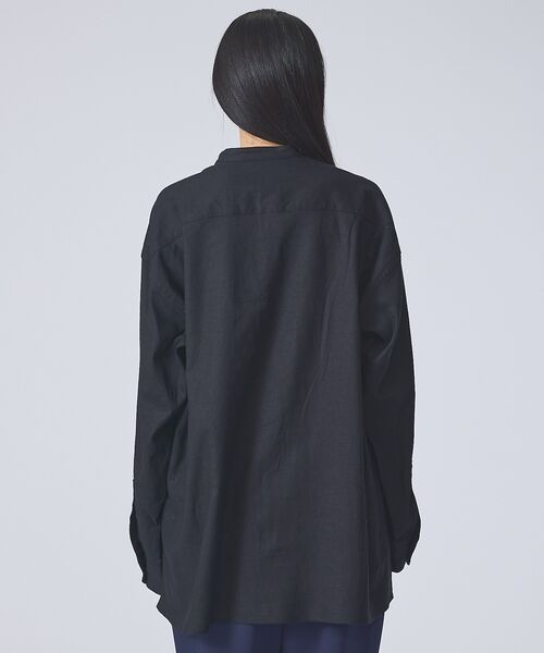 ABAHOUSE / アバハウス シャツ・ブラウス | 【FORTUNA /フォルトゥナ】DoubleLinenShirt/ダブルリネン | 詳細14