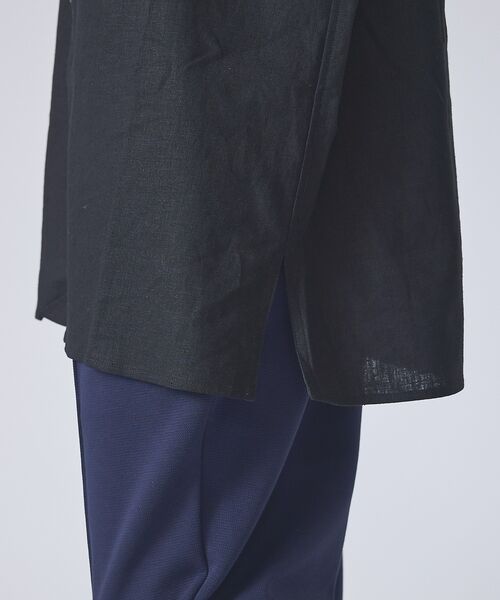 ABAHOUSE / アバハウス シャツ・ブラウス | 【FORTUNA /フォルトゥナ】DoubleLinenShirt/ダブルリネン | 詳細15