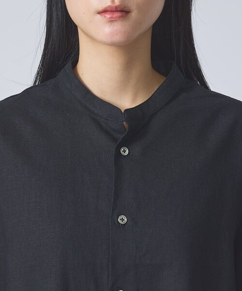 ABAHOUSE / アバハウス シャツ・ブラウス | 【FORTUNA /フォルトゥナ】DoubleLinenShirt/ダブルリネン | 詳細16