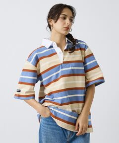 ABAHOUSE / アバハウス ポロシャツ | 【BARBARIAN / バーバリアン】Rugby Collar Short /
