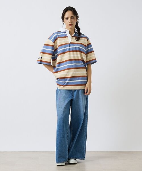 ABAHOUSE / アバハウス ポロシャツ | 【BARBARIAN / バーバリアン】Rugby Collar Short / | 詳細6