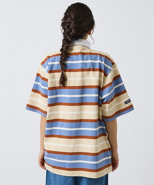 ABAHOUSE / アバハウス ポロシャツ | 【BARBARIAN / バーバリアン】Rugby Collar Short / | 詳細9