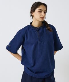 ABAHOUSE / アバハウス ポロシャツ | 【BARBARIAN / バーバリアン】Henley Collar Short