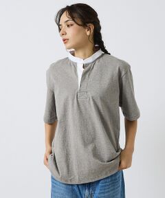 ABAHOUSE / アバハウス ポロシャツ | 【BARBARIAN / バーバリアン】Henley Collar Short