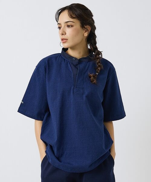 ABAHOUSE / アバハウス ポロシャツ | 【BARBARIAN / バーバリアン】Henley Collar Short | 詳細3