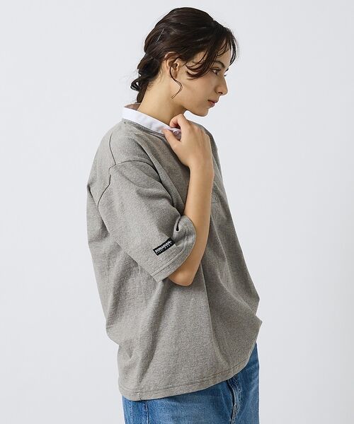 ABAHOUSE / アバハウス ポロシャツ | 【BARBARIAN / バーバリアン】Henley Collar Short | 詳細16