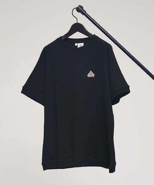ABAHOUSE / アバハウス Tシャツ | 【PYRENEX / ピレネックス】 HMR016 PEAK/ ラグランスリーブ（ブラック）