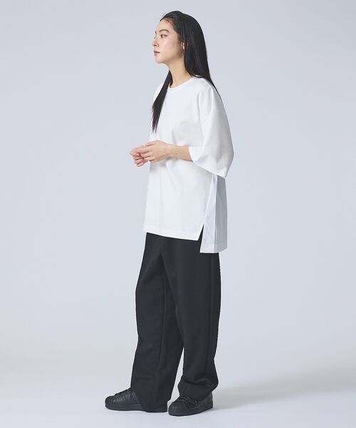 ABAHOUSE / アバハウス Tシャツ | 【FORTUNA /フォルトゥナ】DockingCrewNeckTee/ドッキン | 詳細3