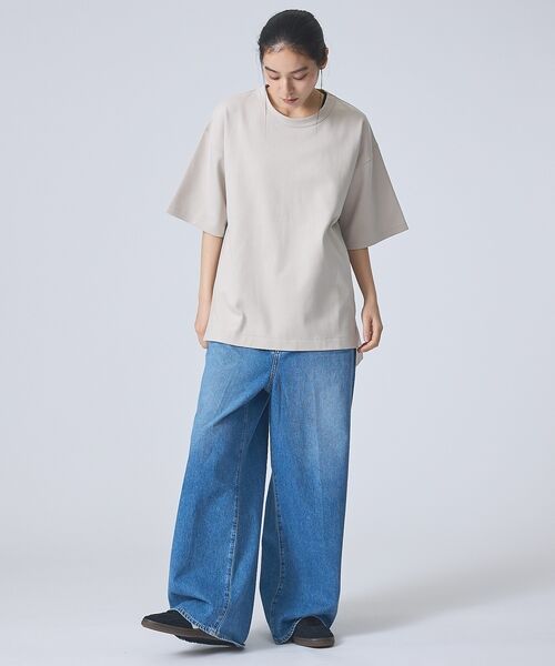 ABAHOUSE / アバハウス Tシャツ | 【FORTUNA /フォルトゥナ】DockingCrewNeckTee/ドッキン | 詳細8