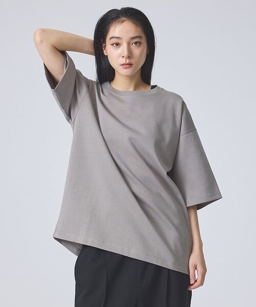 ABAHOUSE / アバハウス Tシャツ | 【FORTUNA /フォルトゥナ】GIZA　CottonClearTee/ギザコ（グレー）