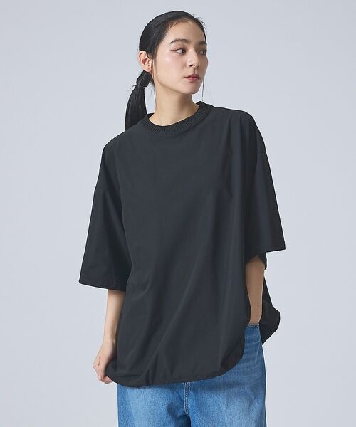 ABAHOUSE / アバハウス Tシャツ | 【FORTUNA /フォルトゥナ】ECOTEC BaloonTee/エコテックバ（ブラック）