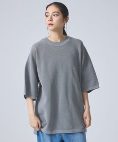 ABAHOUSE / アバハウス ニット・セーター | 【FORTUNA /フォルトゥナ】ECOTEC KnitメッシュT/エコテックニ