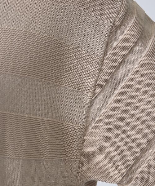ABAHOUSE / アバハウス ニット・セーター | 【FORTUNA/フォルトゥナ】EcotecDryKnitボーダーT/エコテック | 詳細13