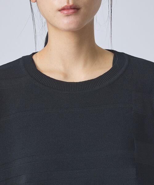ABAHOUSE / アバハウス ニット・セーター | 【FORTUNA/フォルトゥナ】EcotecDryKnitボーダーT/エコテック | 詳細19