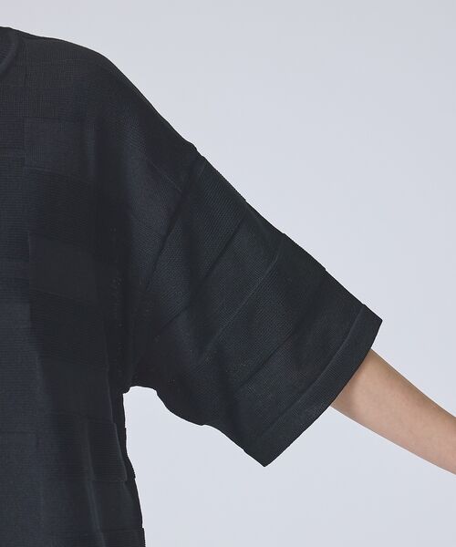 ABAHOUSE / アバハウス ニット・セーター | 【FORTUNA/フォルトゥナ】EcotecDryKnitボーダーT/エコテック | 詳細20