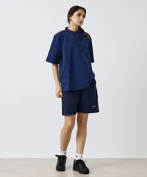 ABAHOUSE / アバハウス ショート・ハーフ・半端丈パンツ | 【BARBARIAN / バーバリアン】knit short pants/ヘビー | 詳細1