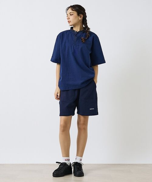 ABAHOUSE / アバハウス ショート・ハーフ・半端丈パンツ | 【BARBARIAN / バーバリアン】knit short pants/ヘビー | 詳細2