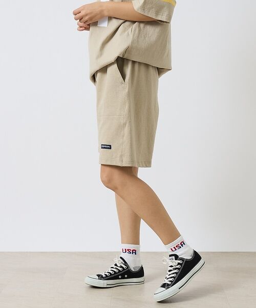 ABAHOUSE / アバハウス ショート・ハーフ・半端丈パンツ | 【BARBARIAN / バーバリアン】knit short pants/ヘビー | 詳細7