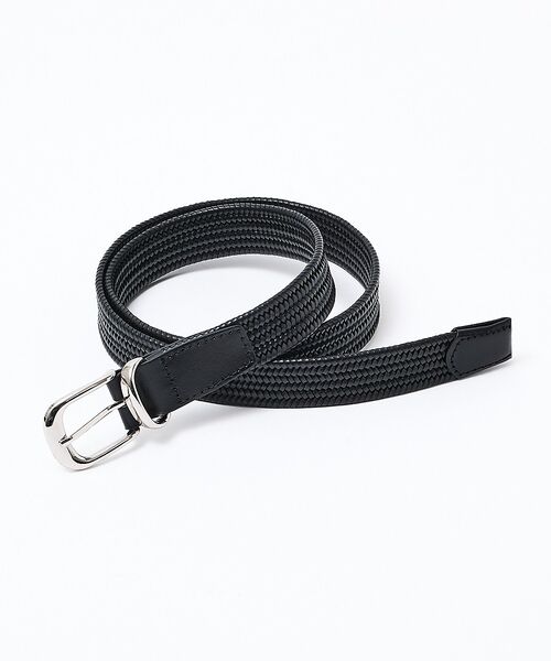 ABAHOUSE / アバハウス ベルト・サスペンダー | エラステック メッシュベルト（ブラック）