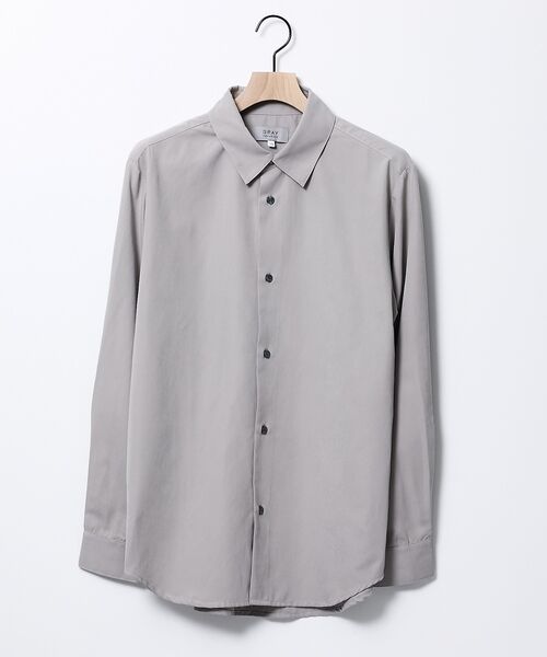 ABAHOUSE / アバハウス シャツ・ブラウス | 【リラックスフィット】ピーチサテン レギュラーカラーシャツ【予約】 | 詳細2