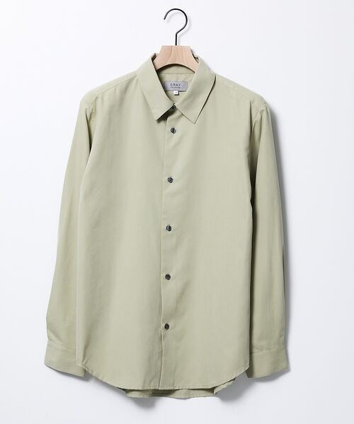 ABAHOUSE / アバハウス シャツ・ブラウス | 【リラックスフィット】ピーチサテン レギュラーカラーシャツ【予約】 | 詳細3