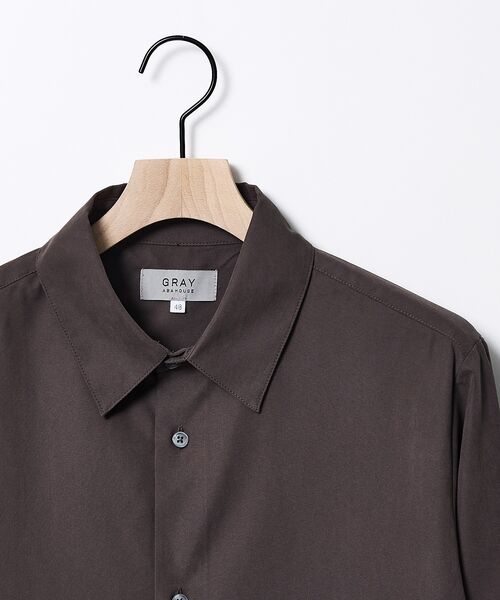 ABAHOUSE / アバハウス シャツ・ブラウス | 【リラックスフィット】ピーチサテン レギュラーカラーシャツ【予約】 | 詳細7