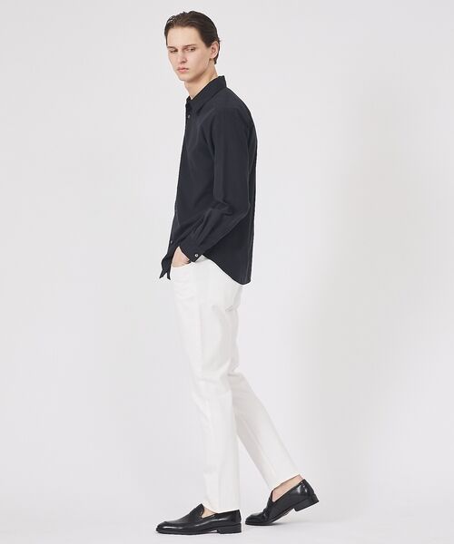 ABAHOUSE / アバハウス シャツ・ブラウス | 【リラックスフィット】ピーチサテン レギュラーカラーシャツ | 詳細24