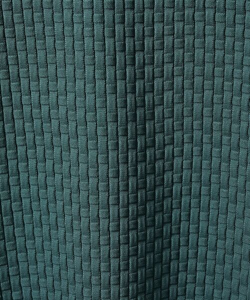 ABAHOUSE / アバハウス ニット・セーター | 【ハイストレッチ】ブロックチェック ジャガード クルーネックニット【予約】 | 詳細5