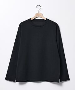 ABAHOUSE / アバハウス Tシャツ | ヘリンボーン ジャガード 長袖Tシャツ【予約】