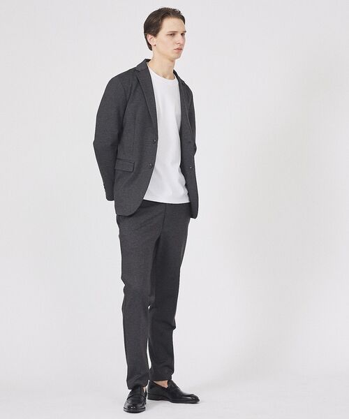 ABAHOUSE / アバハウス Tシャツ | ヘリンボーン ジャガード 長袖Tシャツ | 詳細4