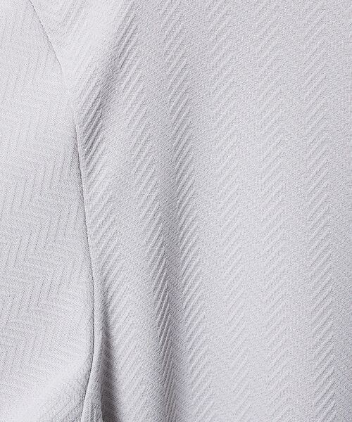 ABAHOUSE / アバハウス Tシャツ | ヘリンボーン ジャガード 長袖Tシャツ【予約】 | 詳細3