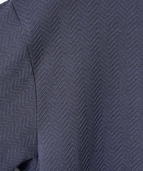 ABAHOUSE / アバハウス Tシャツ | ヘリンボーン ジャガード 長袖Tシャツ【予約】 | 詳細5