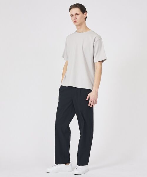 ABAHOUSE / アバハウス Tシャツ | ヘリンボーン ジャガード 半袖Tシャツ | 詳細7