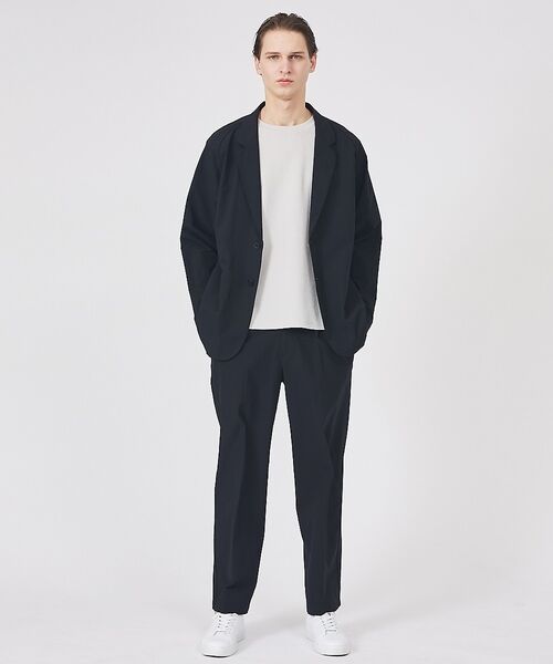 ABAHOUSE / アバハウス Tシャツ | ヘリンボーン ジャガード 半袖Tシャツ | 詳細8