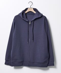 ABAHOUSE / アバハウス パーカー | ヘリンボーン ジャガード ジップパーカー【予約】