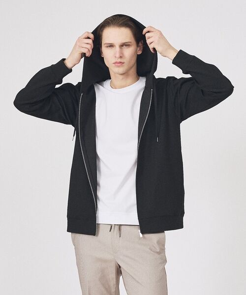 ABAHOUSE / アバハウス パーカー | ヘリンボーン ジャガード ジップパーカー | 詳細20