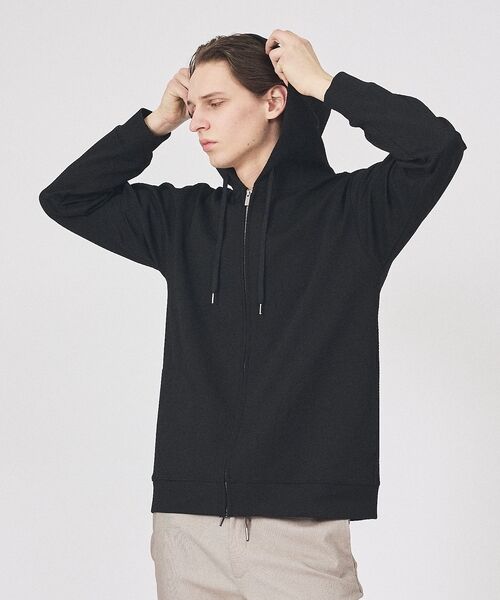 ABAHOUSE / アバハウス パーカー | ヘリンボーン ジャガード ジップパーカー | 詳細18