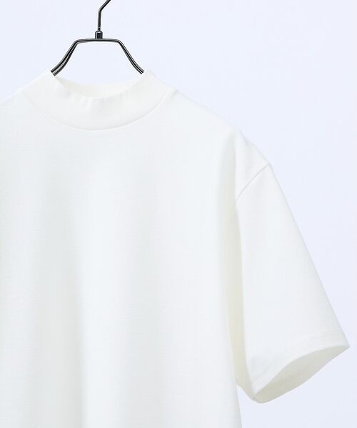 ABAHOUSE / アバハウス Tシャツ | 【接触冷感】モックネック Tシャツ / COVEROSS(R) | 詳細3